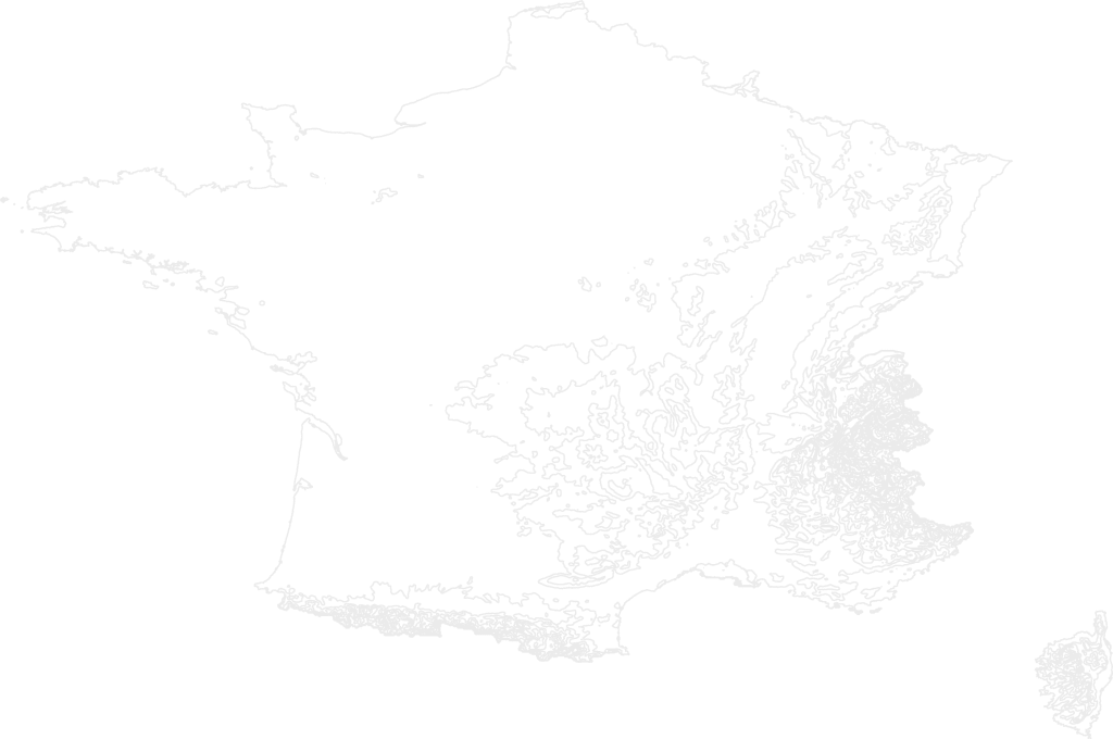 France Contour Map