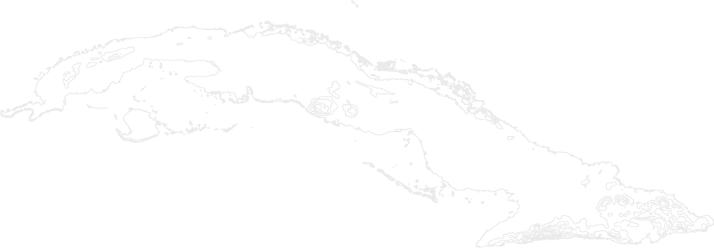 Cuba Contour Map