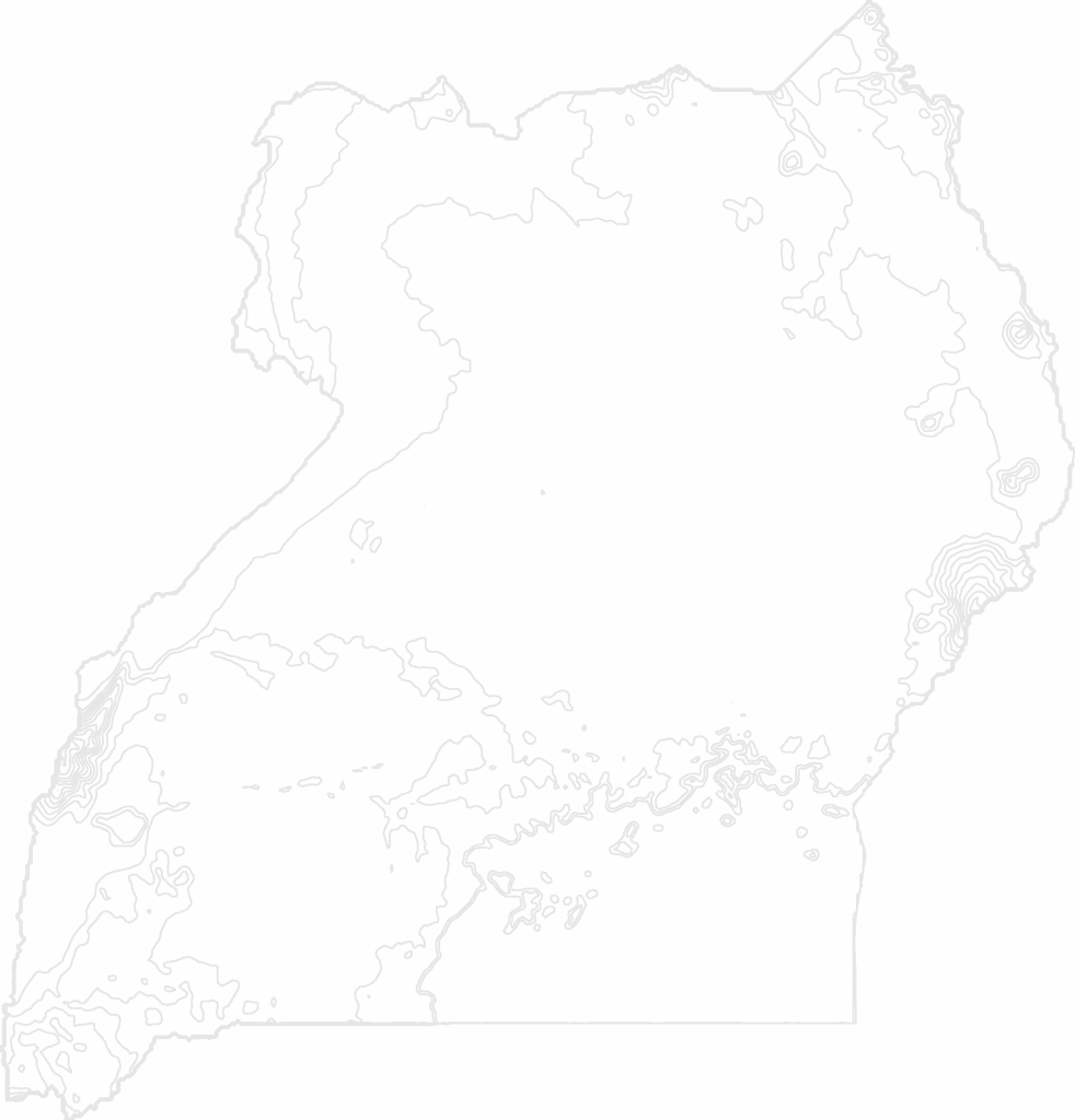 Uganda Contour Map