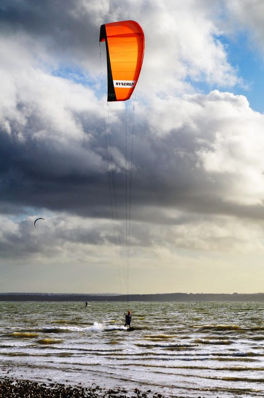 enjoy kiteboarding