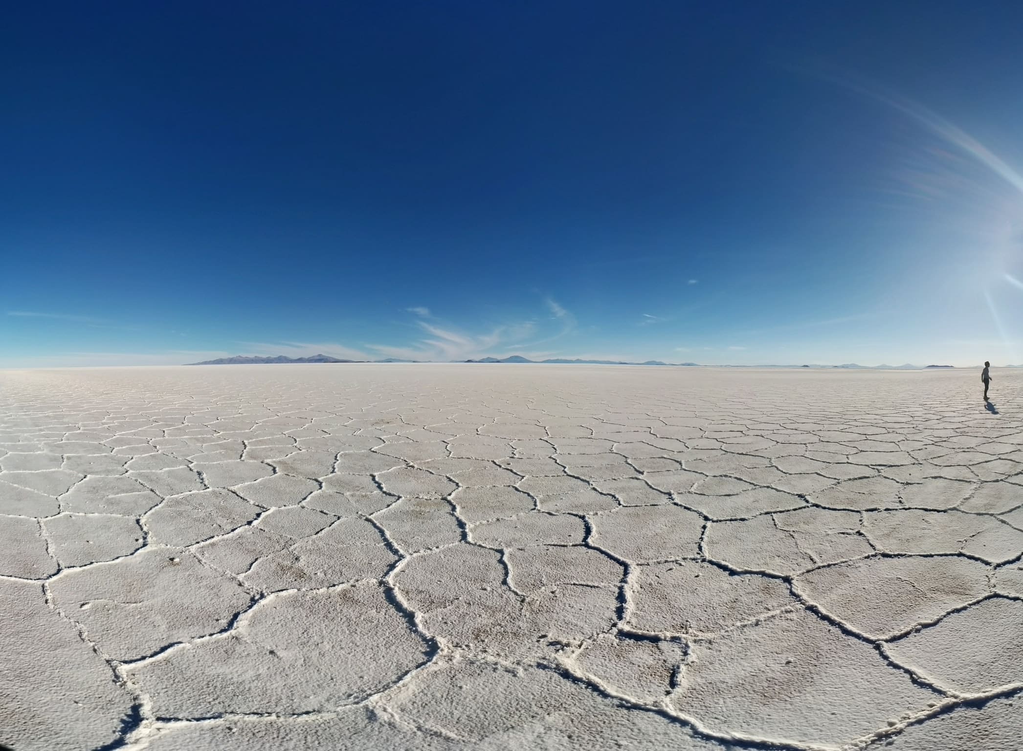 Salt flats in Bolivia