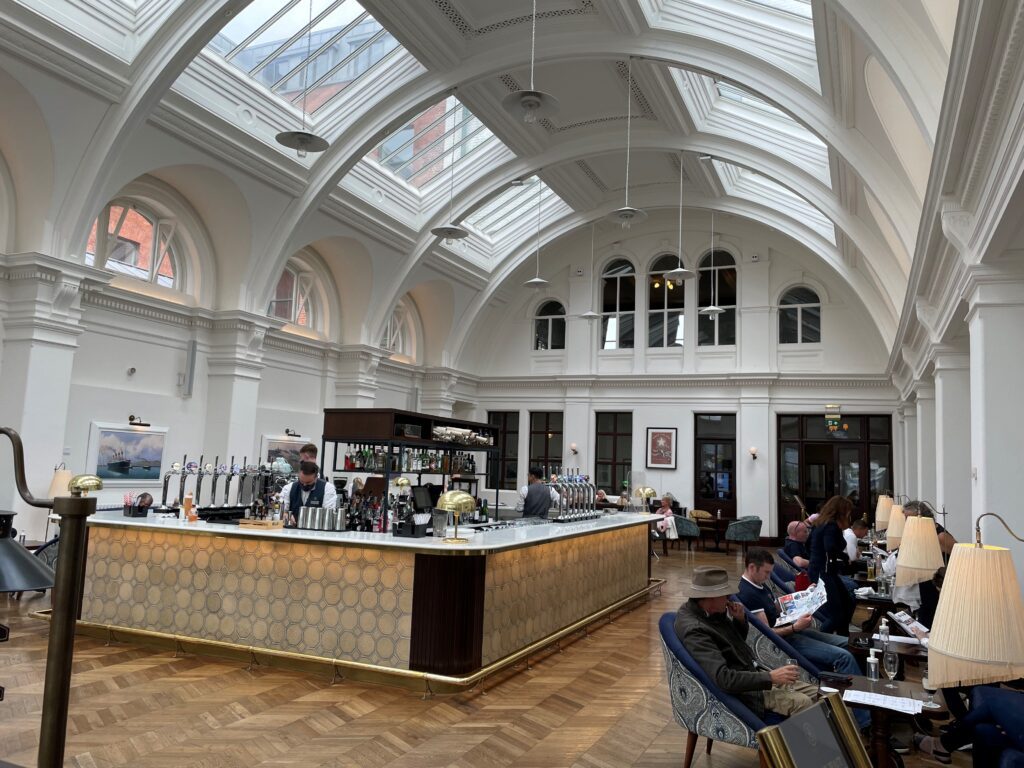 Titanic offices, now a bar, in Belfast, Ireland