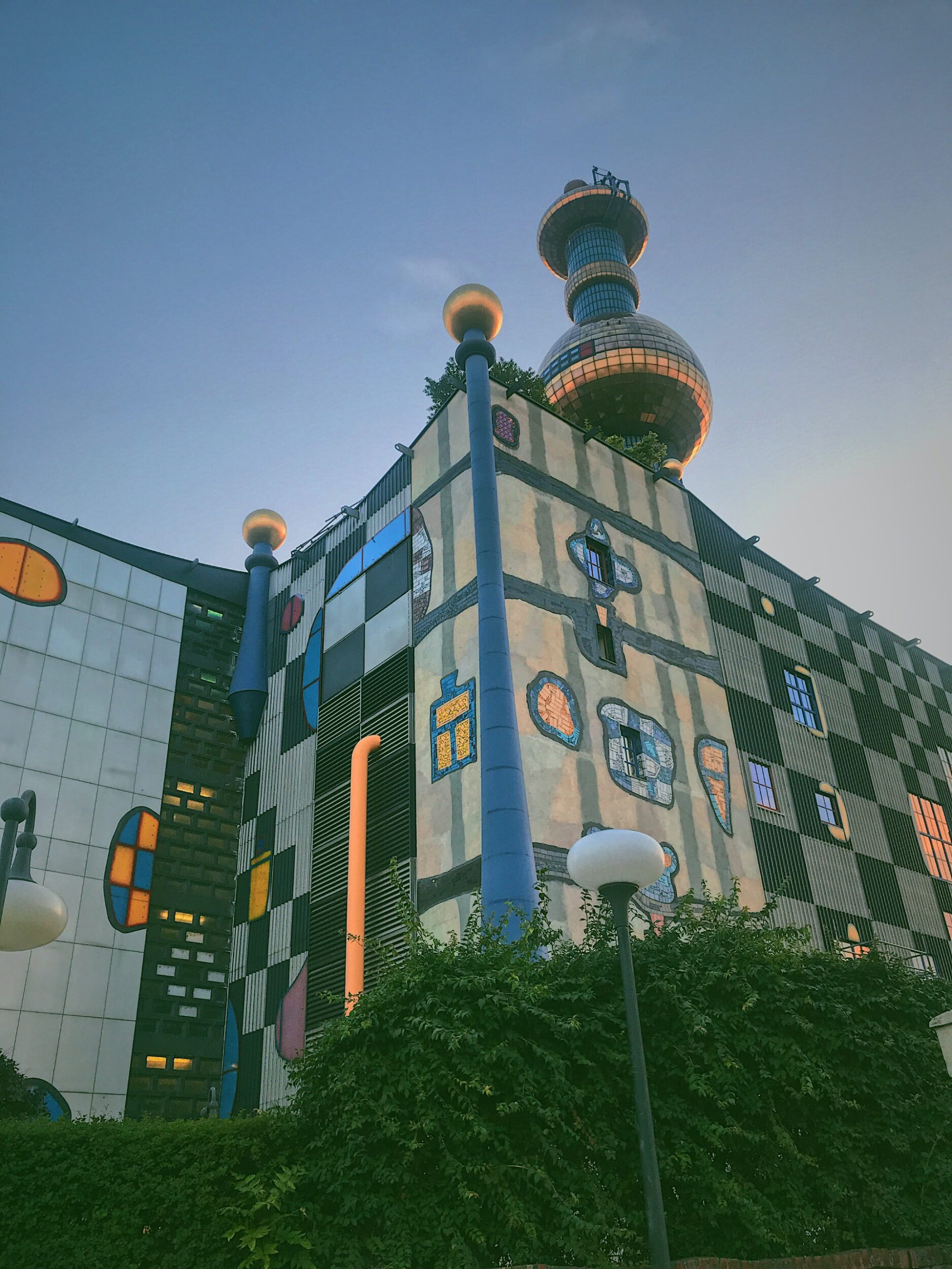 A Hundertwasser designed building in Vienna