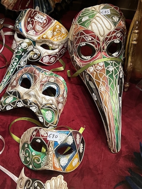 Masks in Venice shop