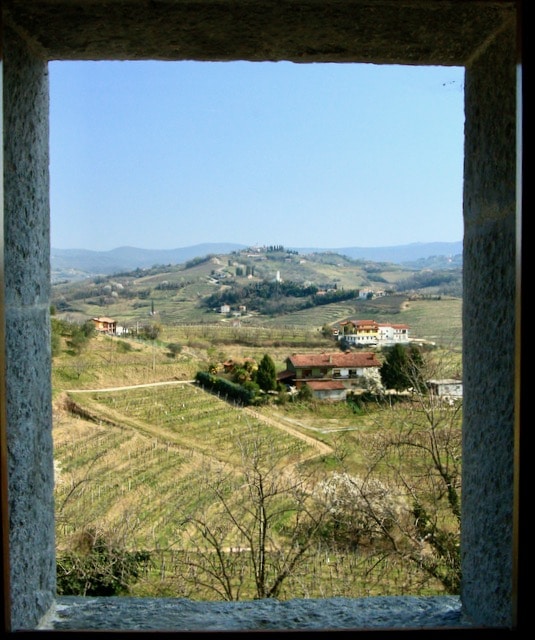 View at Goriska Brda, Slovenia