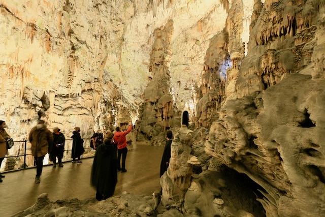 Inside Poljanska Cave, Slovenia