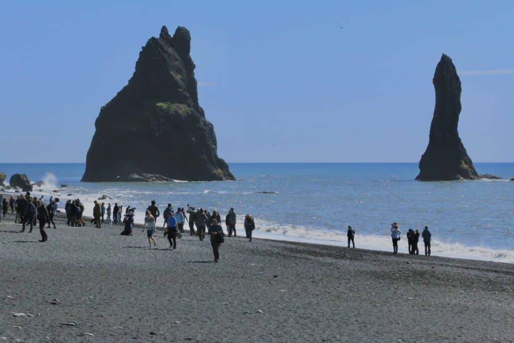 Reynisfjara, Black Sand Beach in Iceland