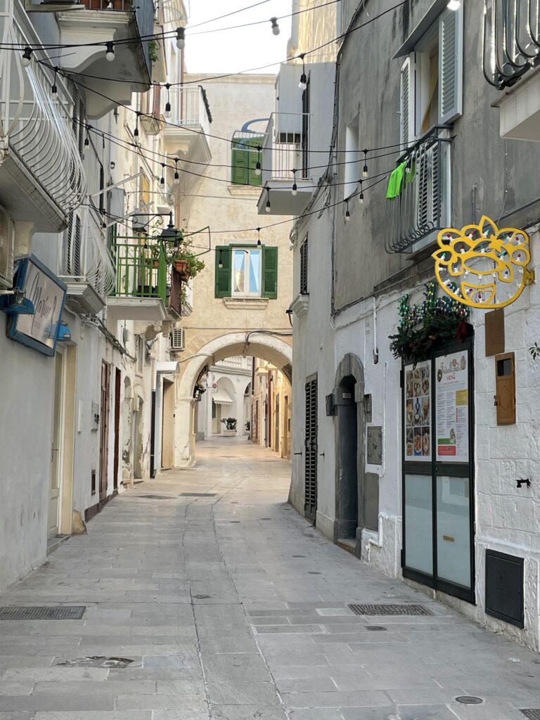 Street in old town Monopoli