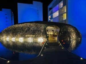 The Nido Restaurant at night at Viceroy Los Cabos