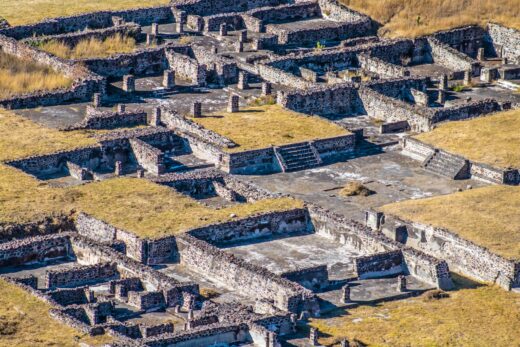 Overlooking the ancient city of Teotihuacan