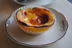 Portuguese custard tart. pastel de nata 