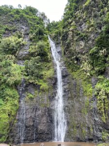 Tahiti waterfall