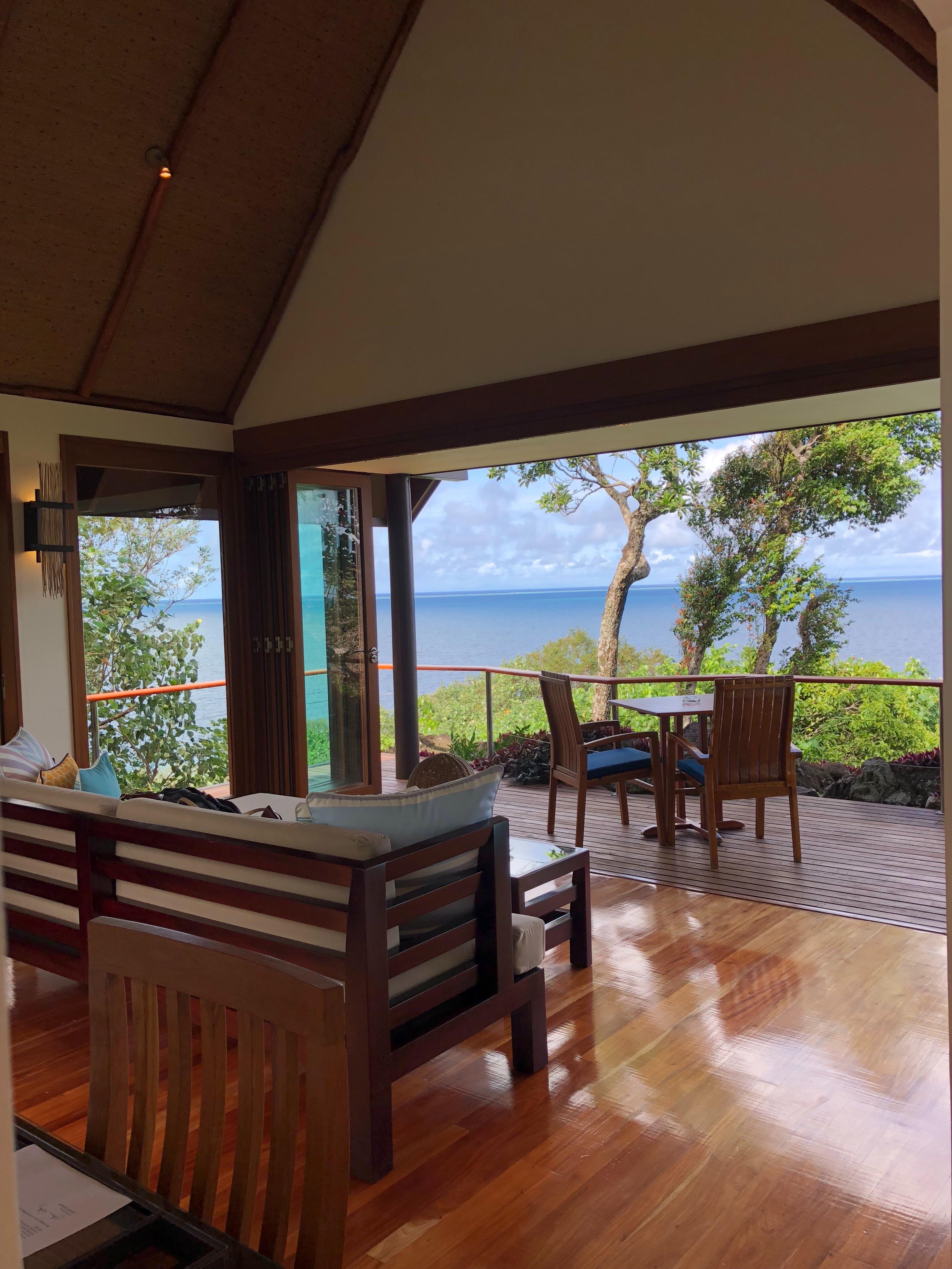 Beautiful hotel room at the Royal Davui Resort