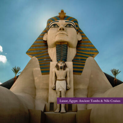 Luxor, Egypt: Ancient Tombs & Nile Cruises 🏛️ Gift the magic of Egypt with a Nile cruise through Luxor’s ancient wonders. 🏞️ A history-lover’s dream, full of tombs, temples, and scenic river views.⁠
⁠
📞 Give the gift of a historic journey with TravelStore: 1.888.761.7447⁠
⁠
GiftOfTravel ExploreLuxor Egypt NileCruise TravelStore HistoricEscape TravelAdviser⁠
⁠